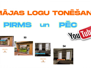 Mājas logu tonēšana – pakalpojums | Video un foto PIRMS un PĒC
