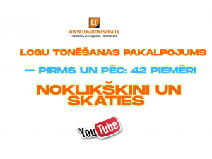 Logu un Stikla tonēšana – PIRMS un rezultāts PĒC